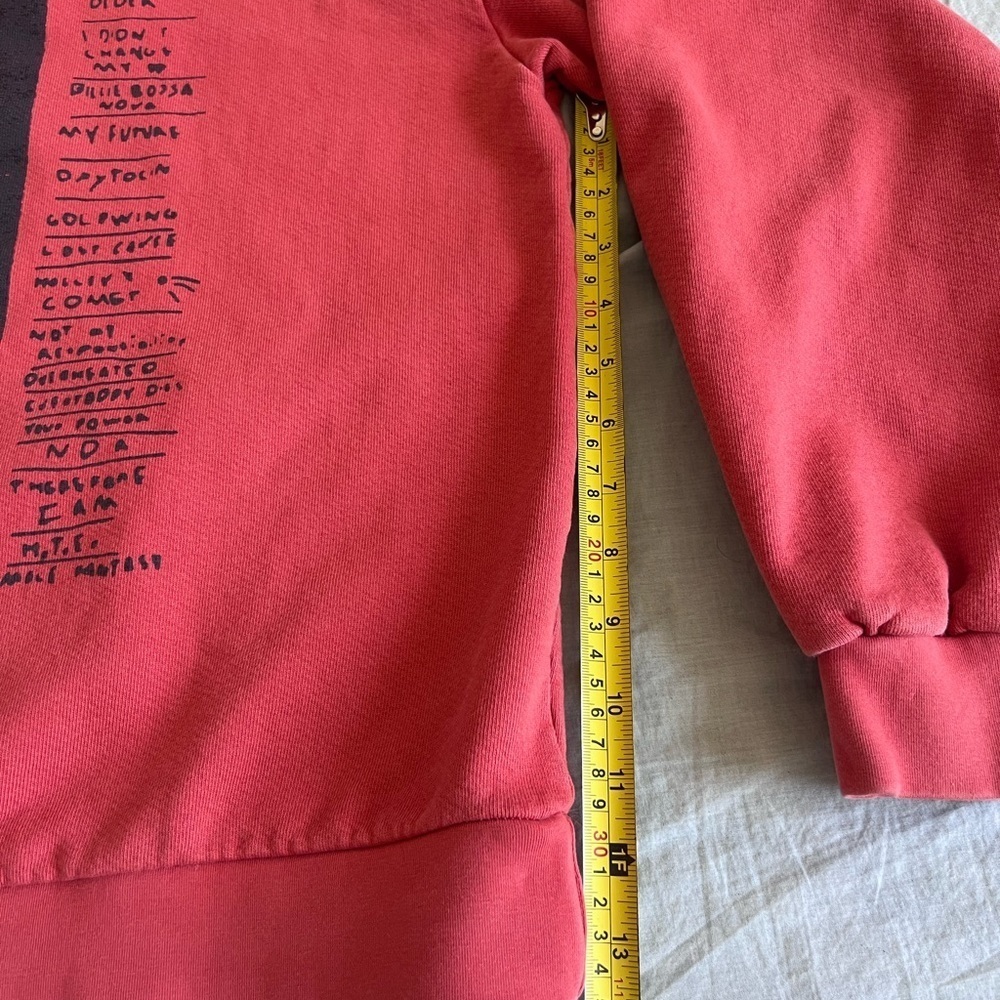 Billie Eilish Rare Happier Than Ever World Tour 2022 Red Hoodie Small - Picture 6 of 11
